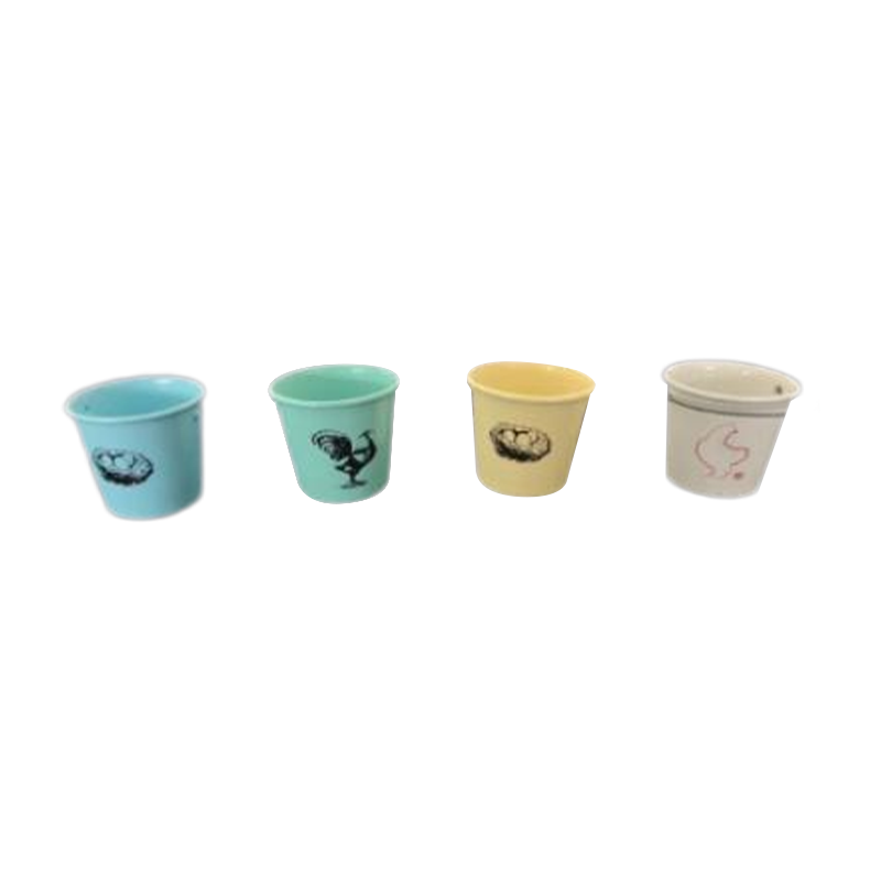 4-Piece Hardware Egg Cup Holder Set in Color Box 4-Piece Hardware Egg Cup Holder Set in Color Box