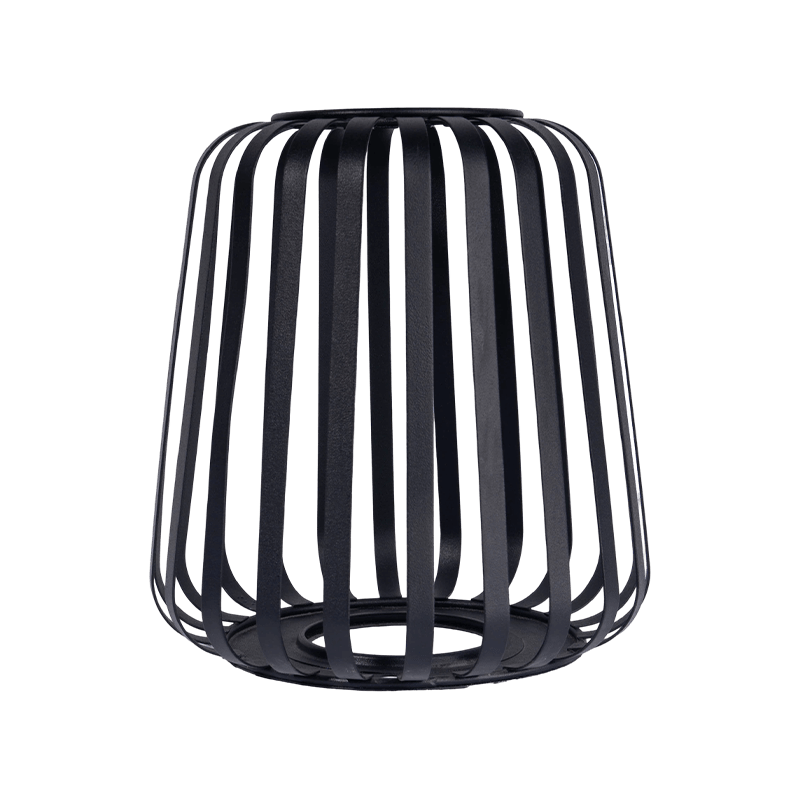Large Diameter Flattened Metal Lantern