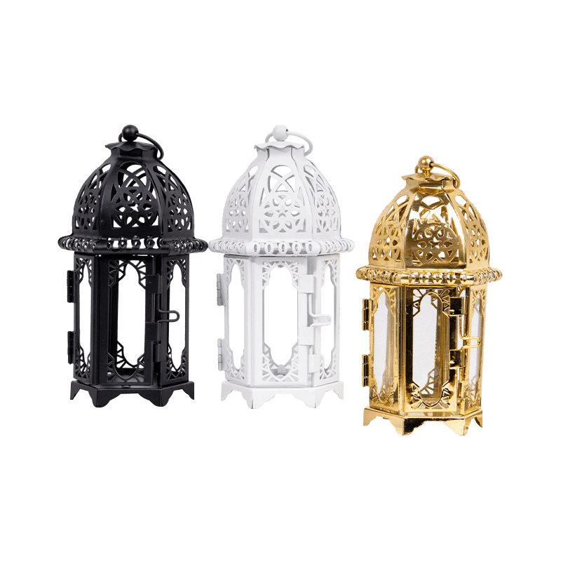 Moroccan Style Hardware Decorative Lantern