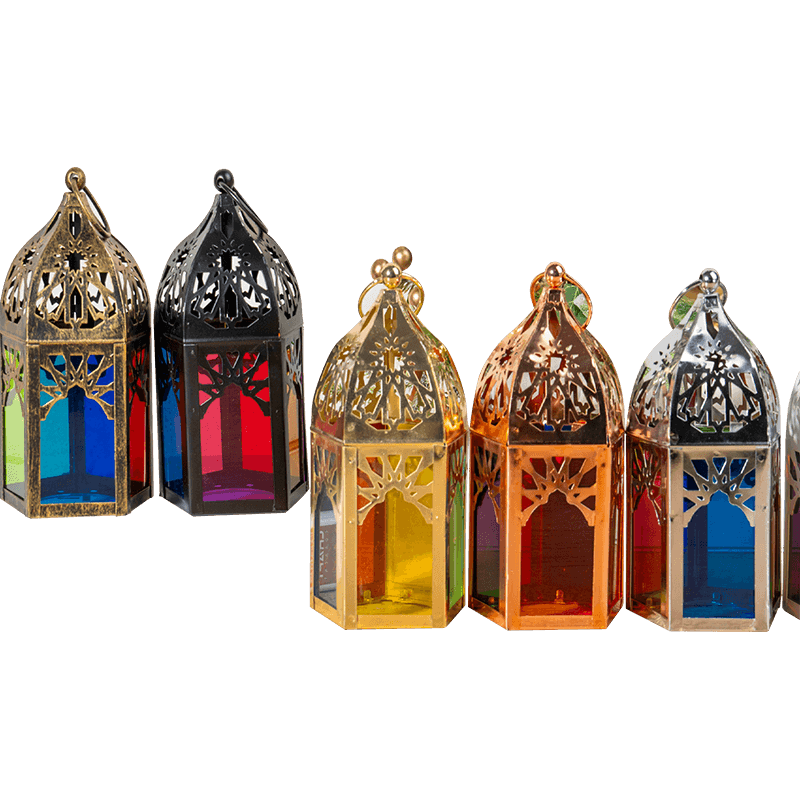 Pentagonal Metal Decorative Lantern